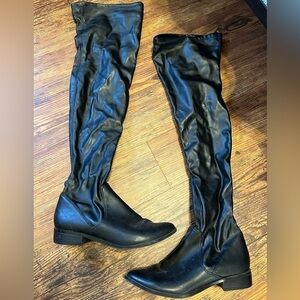 ALDO fake leather over the knee boots!